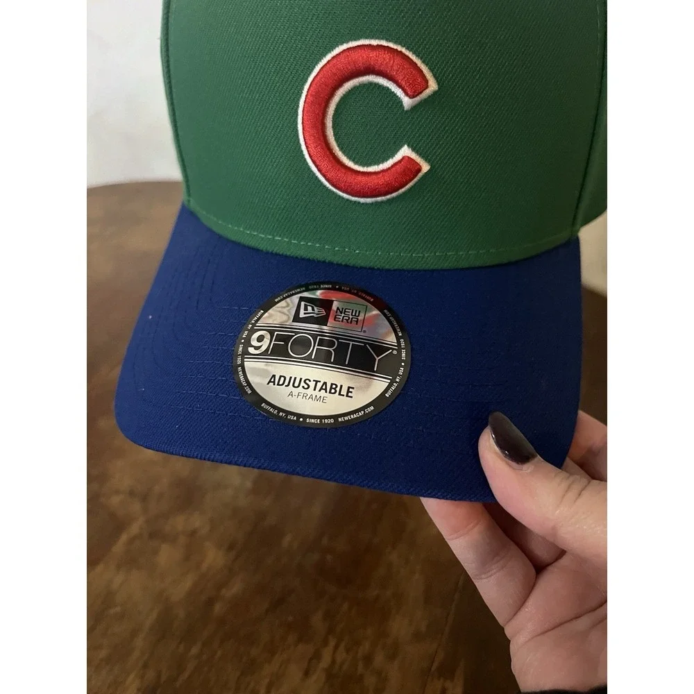 Chicago Cubs MLB Simpsons Localized New Era 9Forty Ivy - Green/Blue Adjustable